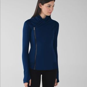Lululemon Bhakti Jacket Double Zip in Navy